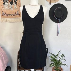 NWT Express Black Paneled Dress Small